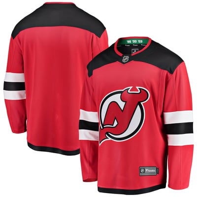  New Jersey Devils Fanatics Home Breakaway Jersey - Red